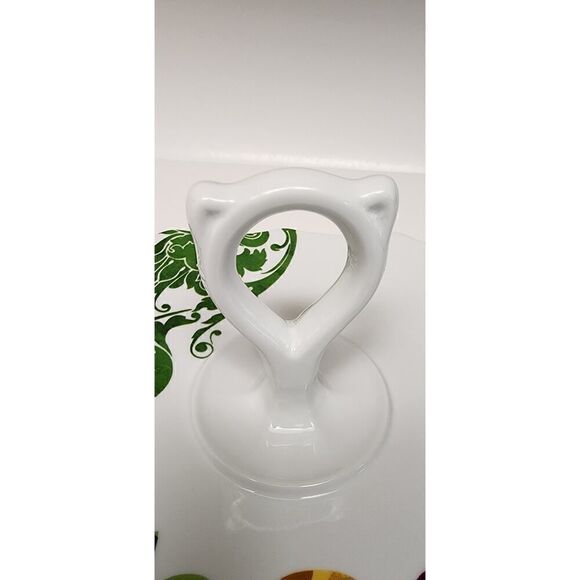 Rosanna Studio "Cheer" Square 9.5" X 9.5" Ceramic Tidbit Tray Serving Tray - Picture 7 of 7